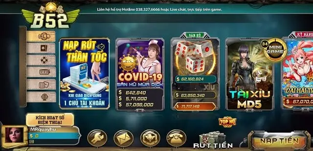 Cổng game đạt chuẩn Betvn này cung cấp rất nhiều trò chơi đa dạng - Betvn